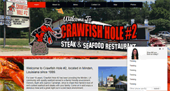 Desktop Screenshot of crawfishhole2.com